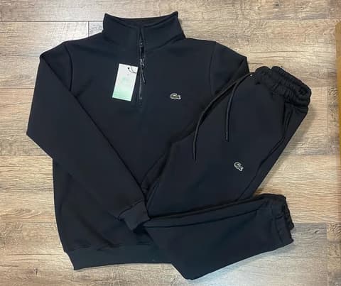 Lacosta Crna Termo Trenerka (Kragna)