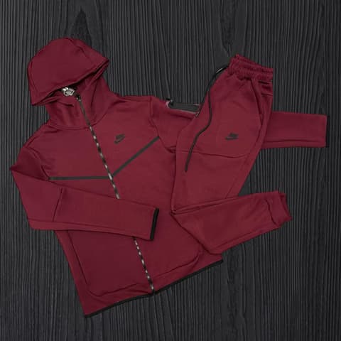Nike Bordo Trenerka Tech Fleece