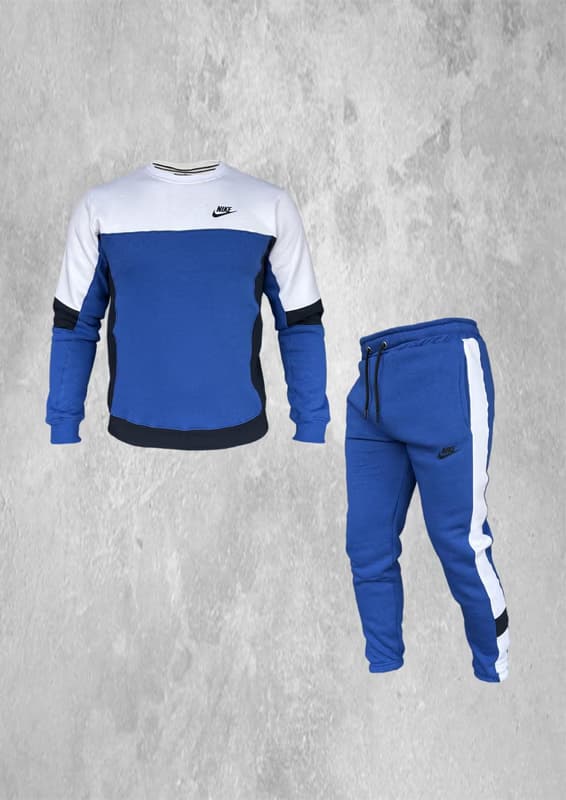 Nike Plavo bijela Termo Trenerka Trobojka - slika 1