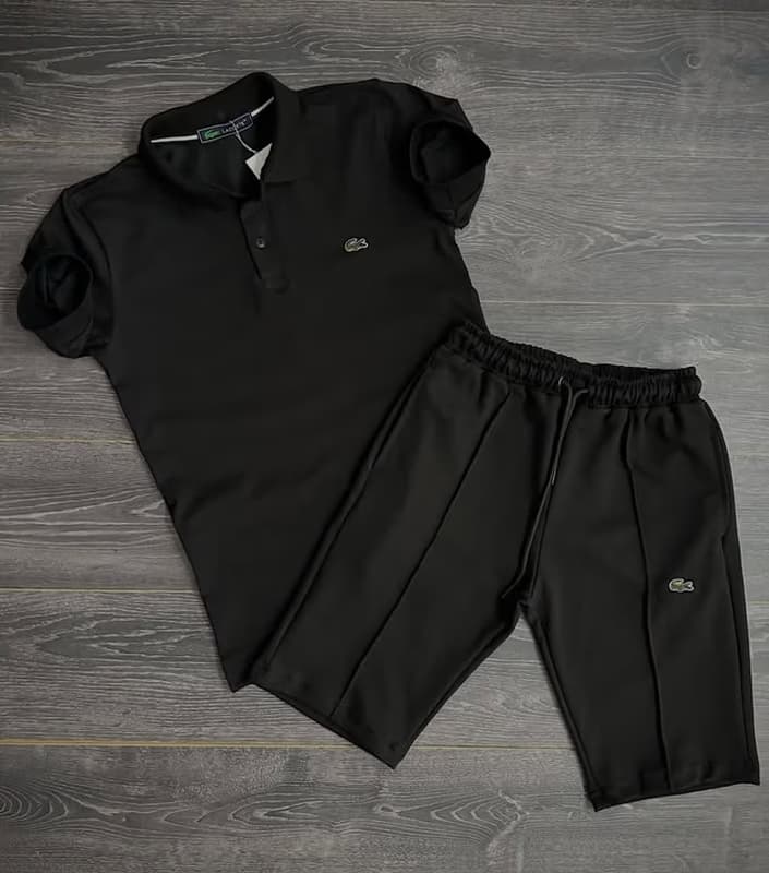 Lacosta Crna Majica i Crni Šorc 2025 - slika 1