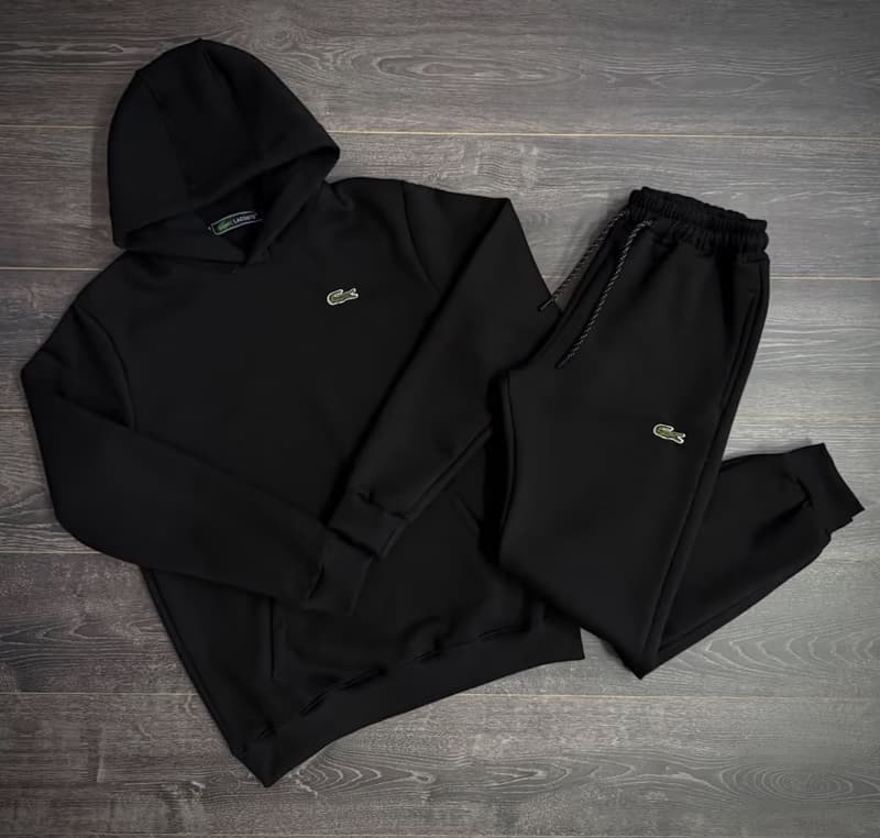 Lacosta Crna Termo Trenerka 2025 - slika 1