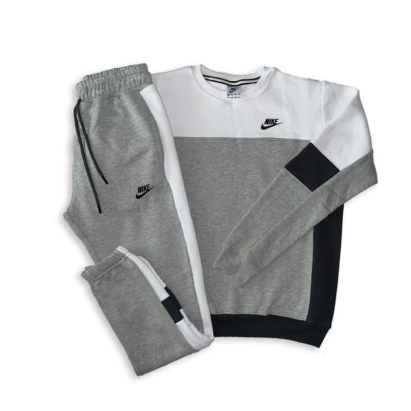 Nike Bijelo Siva Termo Trenerka Trobojka - slika 1