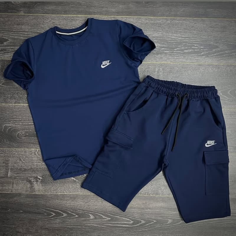 Nike Teget Majica Teget Šorc 2025 - slika 1