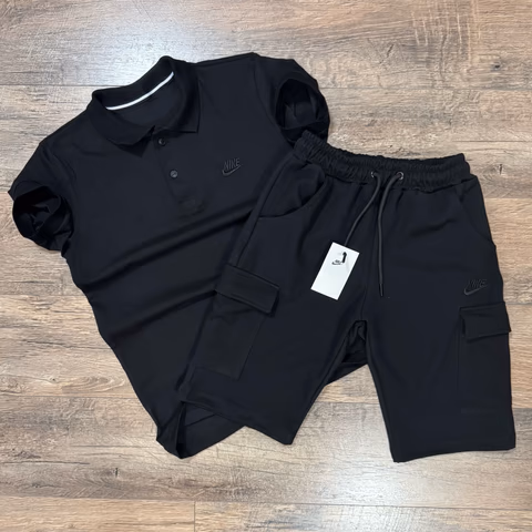 Nike Crna Majica Crni Šorc