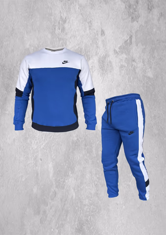 Nike Plavo bijela Termo Trenerka Trobojka